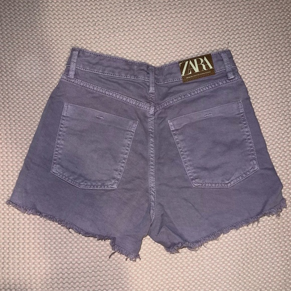 Purple jean shorts - Picture 3 of 3